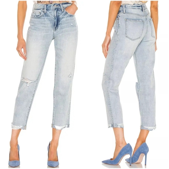 Pistola Revolve Presley High Rise Relaxed Roller Jean in By My Side 32 - Picture 1 of 7